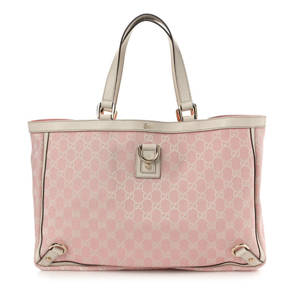 Gucci Monogram Large Abbey Tote Pink 1 of 14