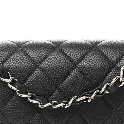 Chanel Caviar Quilted Medium Double Flap Black 8 of 10