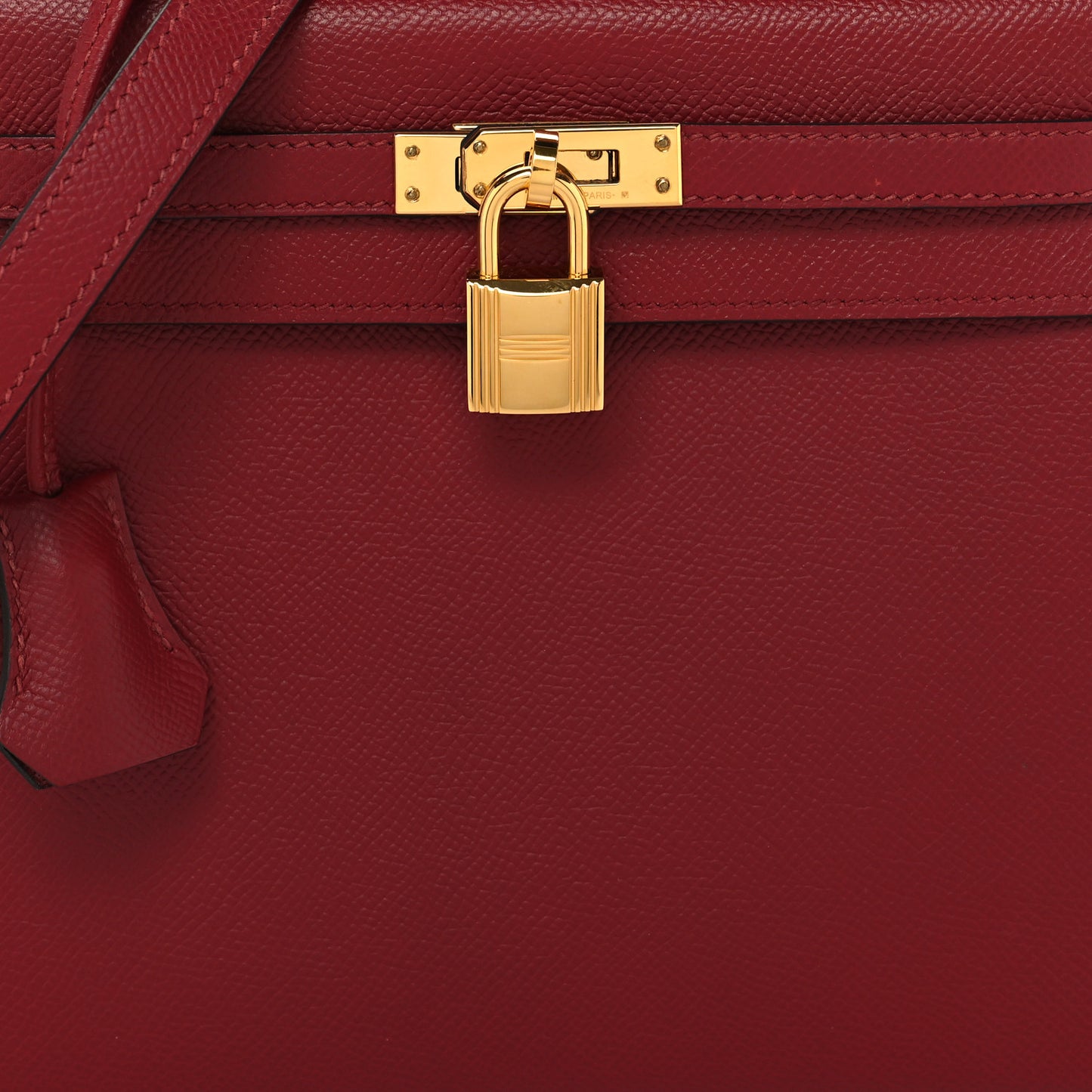Epsom Kelly Sellier 25 Rouge Grenat