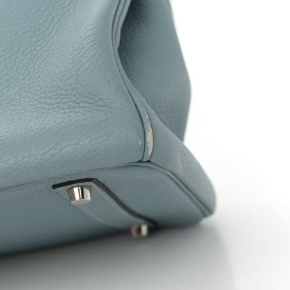 Hermes Taurillon Clemence Birkin 35 Ciel 24 of 26