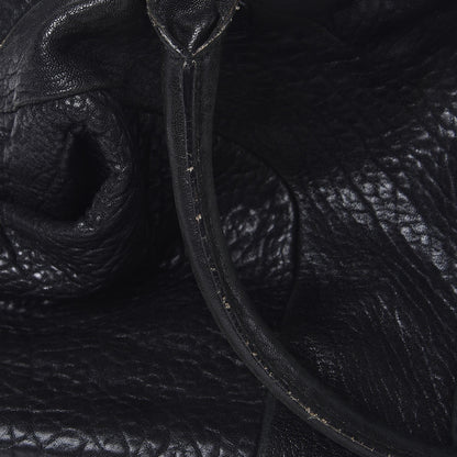 Saint Laurent Pebbled Lambskin Medium Easy Sac Black 10 of 23