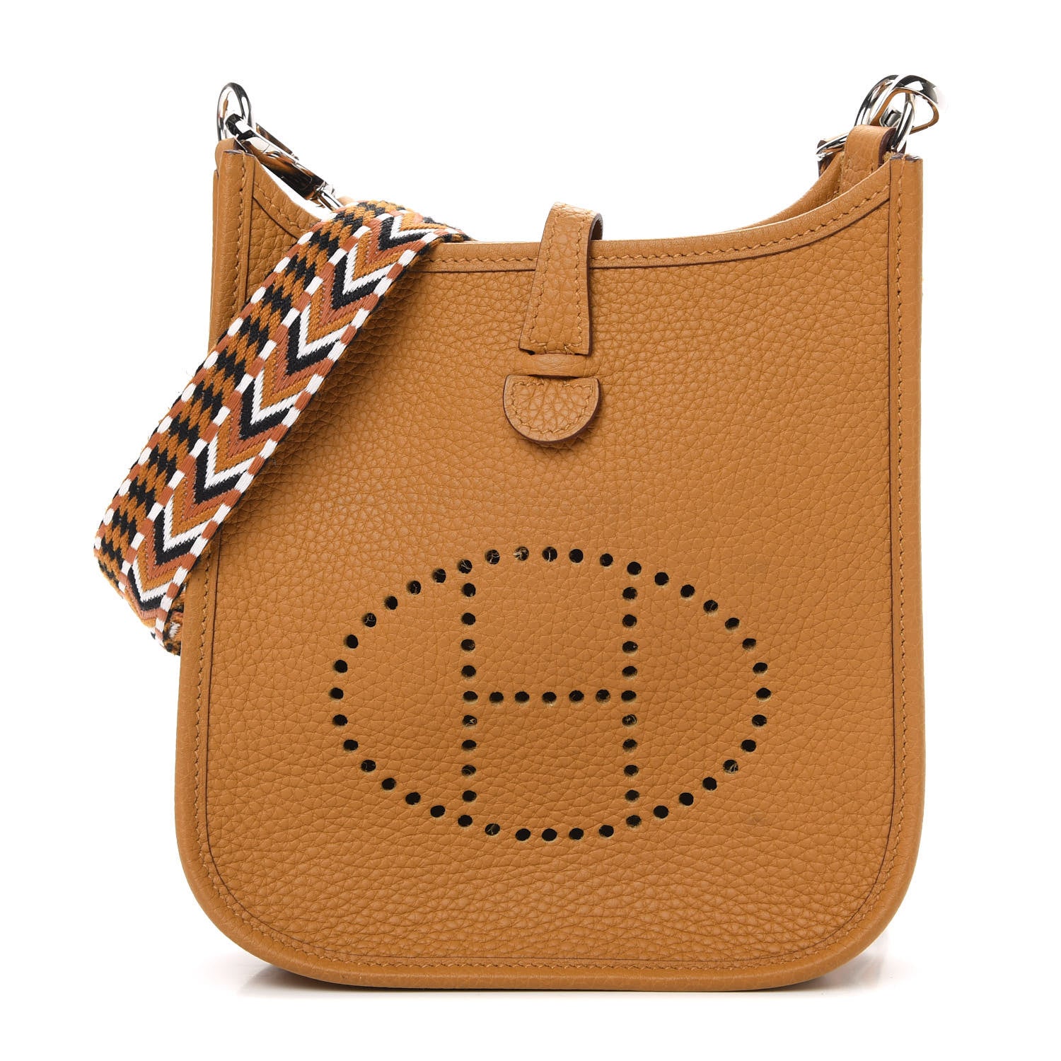 Hermes Taurillon Clemence Allegro Evelyne TPM Sesame 1 of 13