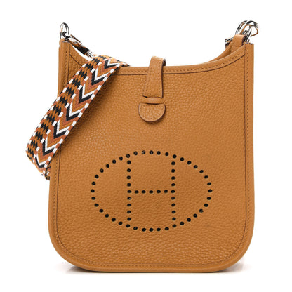 Hermes Taurillon Clemence Allegro Evelyne TPM Sesame 1 of 13