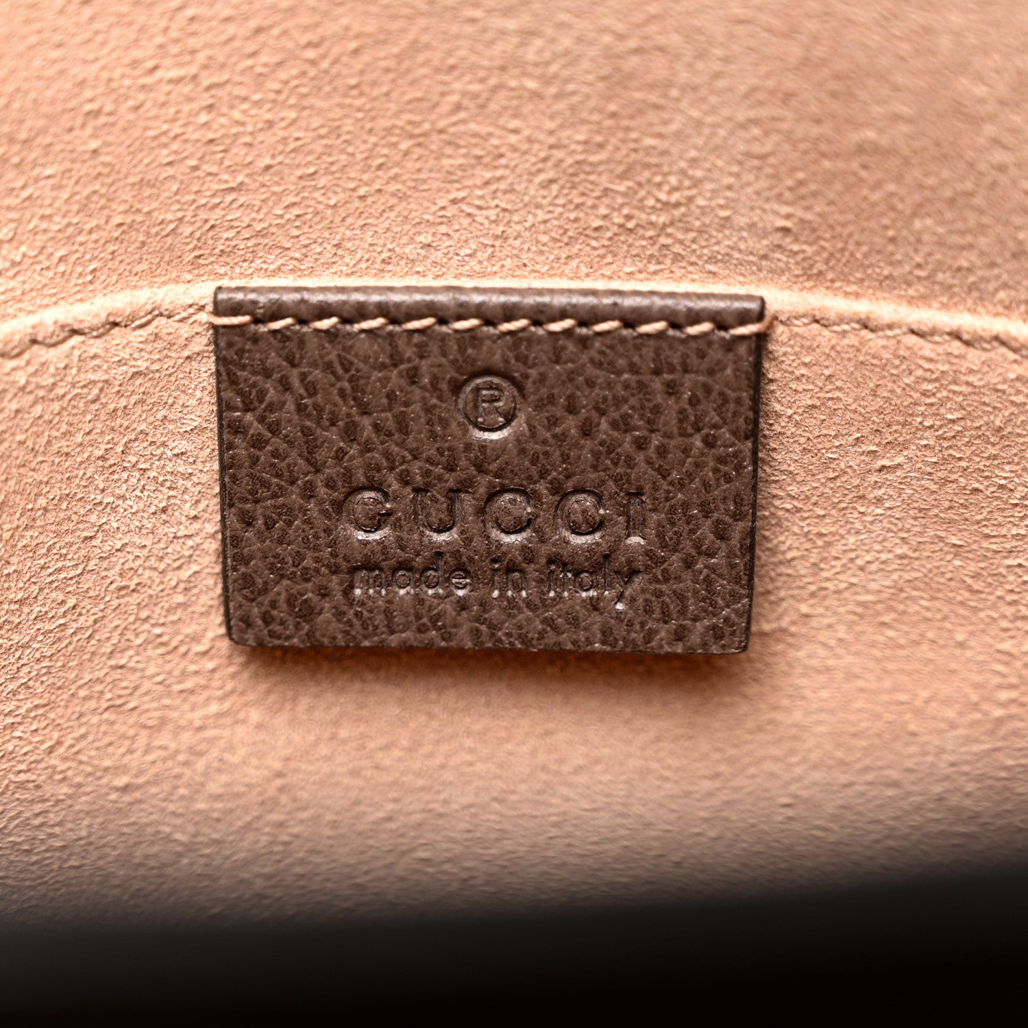 Gucci GG Supreme Monogram Web Ophidia Pouch Brown 6 of 7