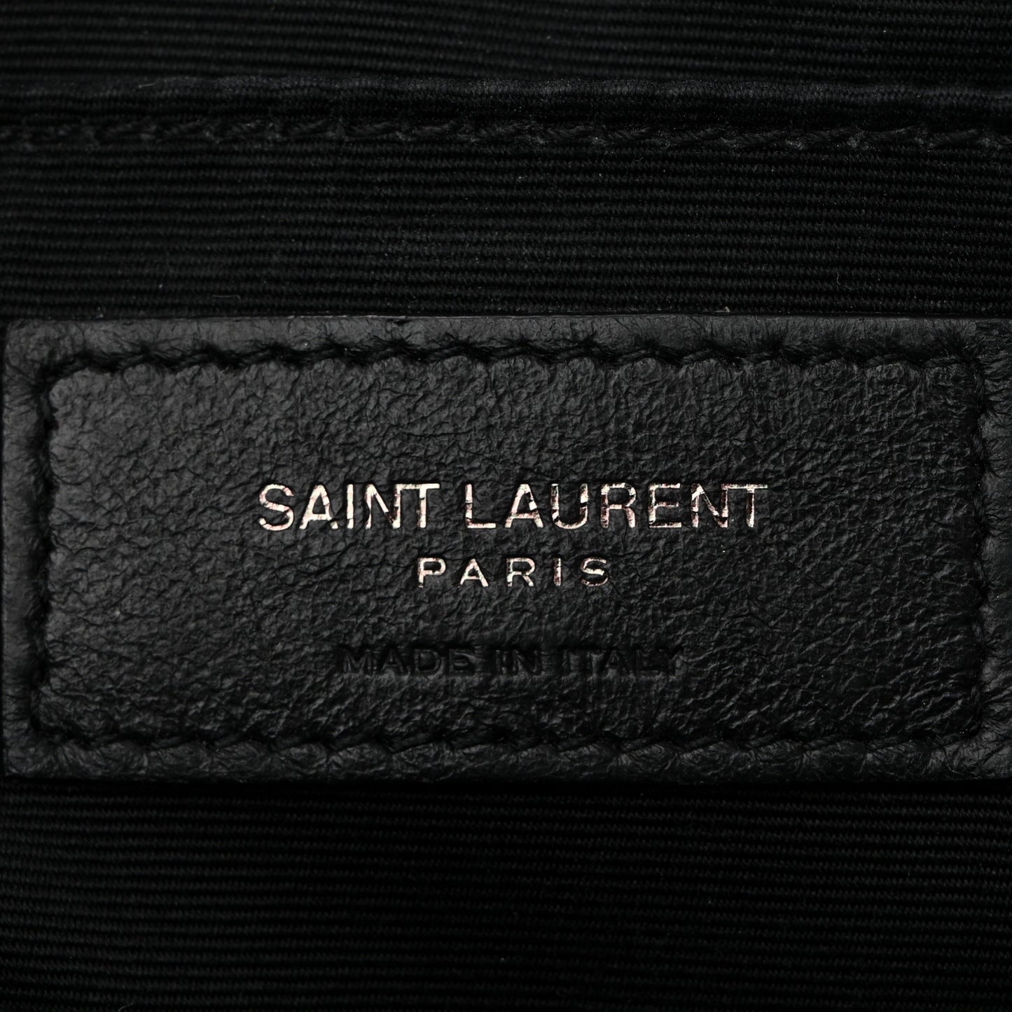 Calfskin Matelasse Monogram Monochrome Lou Camera Bag Black