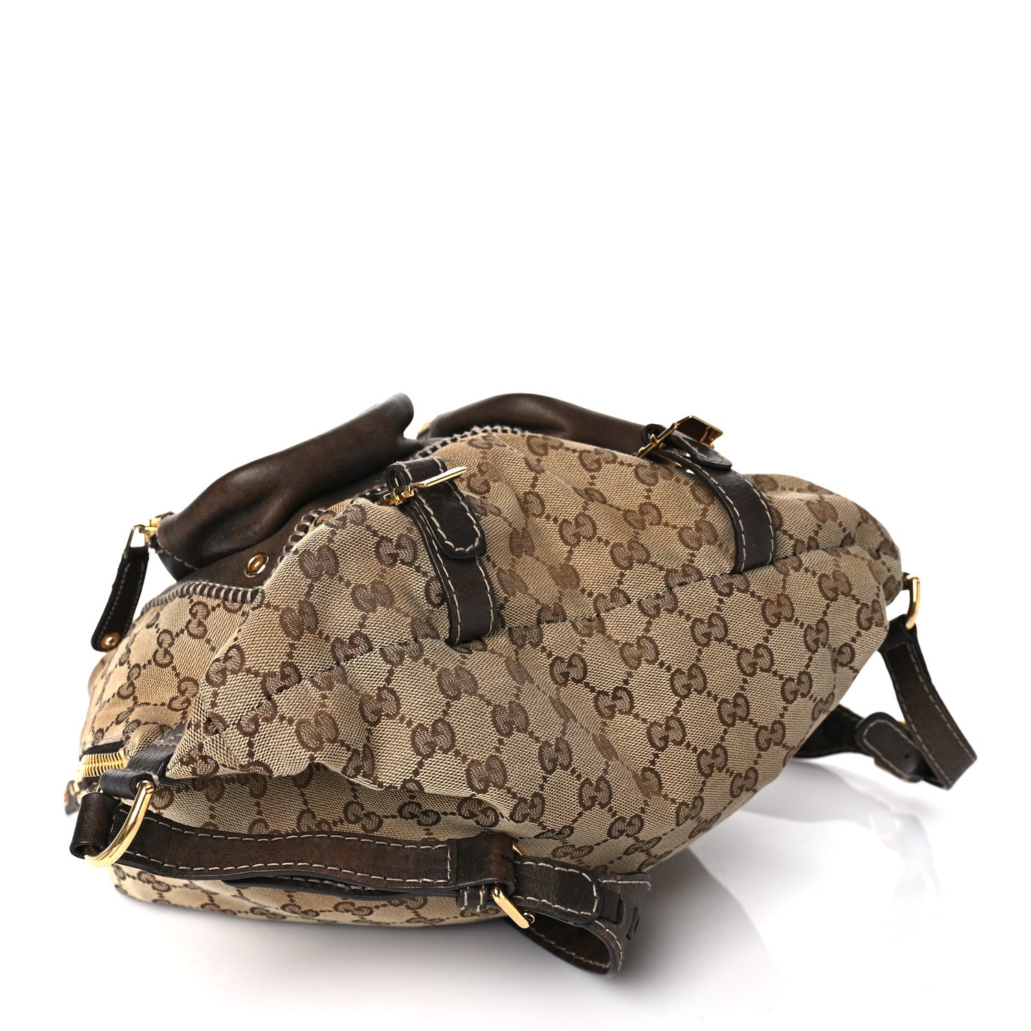 Gucci Monogram Medium Darwin Convertible Backpack Brown 3 of 10
