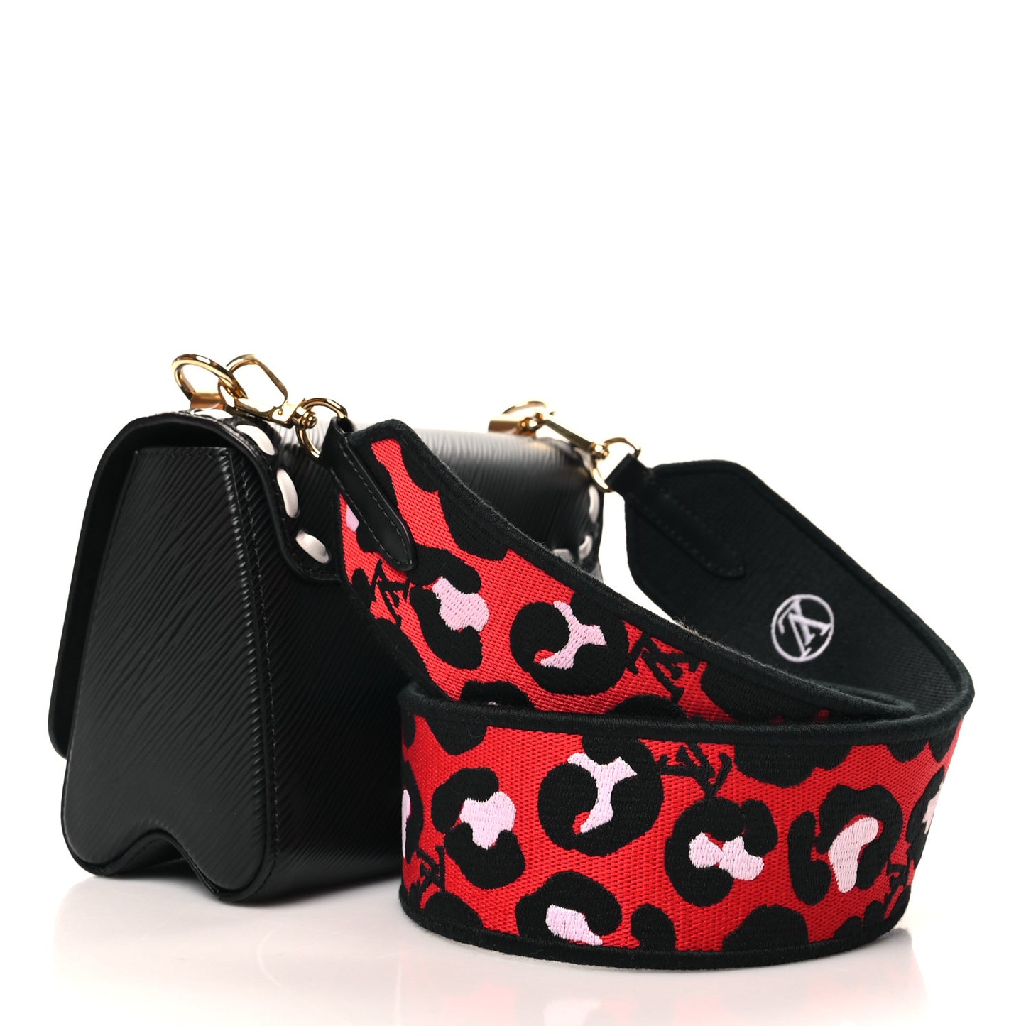 Epi Wild At Heart Twist Shoulder Bag PM Black