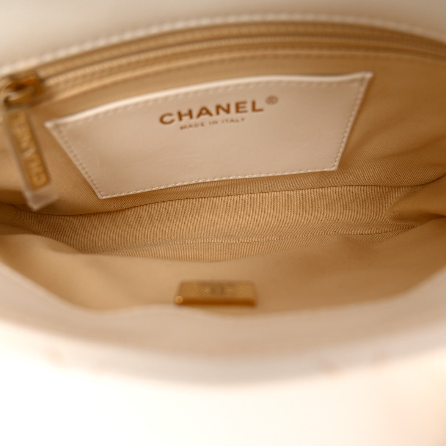 Chanel Lambskin Quilted Small CC Funky Town Flap White 5 of 10