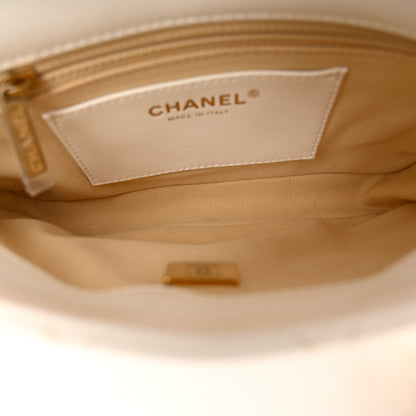 Chanel Lambskin Quilted Small CC Funky Town Flap White 5 of 10