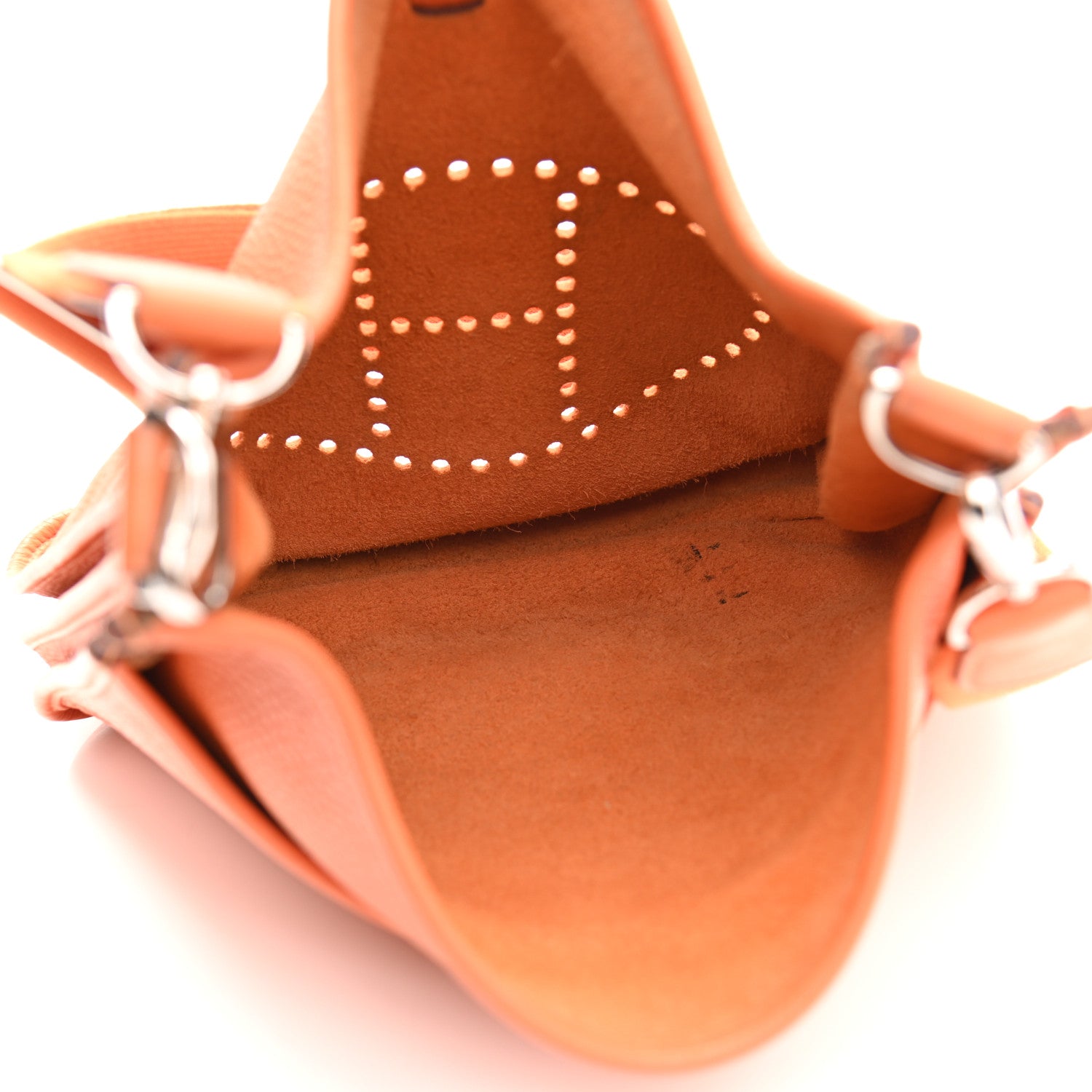 Hermes Taurillon Clemence Evelyne III GM Orange 5 of 18