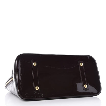 Louis Vuitton Vernis Alma MM Amarante 4 of 14