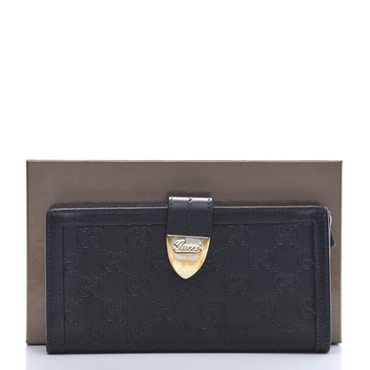 Gucci Guccissima Signoria Continental Wallet Black 8 of 10