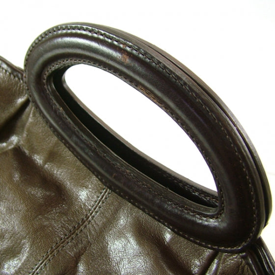 MarniLeatherBalloonMessengerBrown