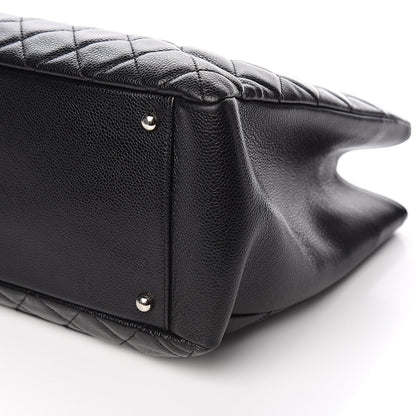 Chanel Caviar Quilted XL Grand Shopping Tote GST Black 9 of 10