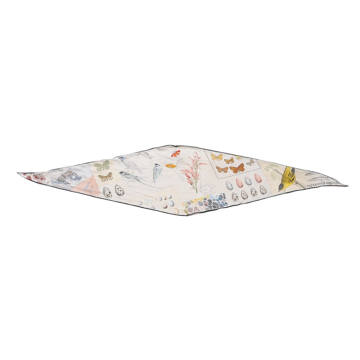 Silk Nature Scarf Ivory