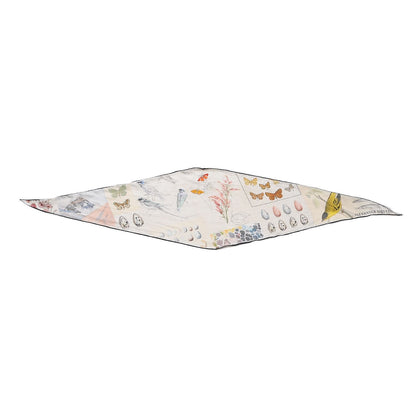 Alexander McQueen Silk Nature Scarf Ivory 1 of 4