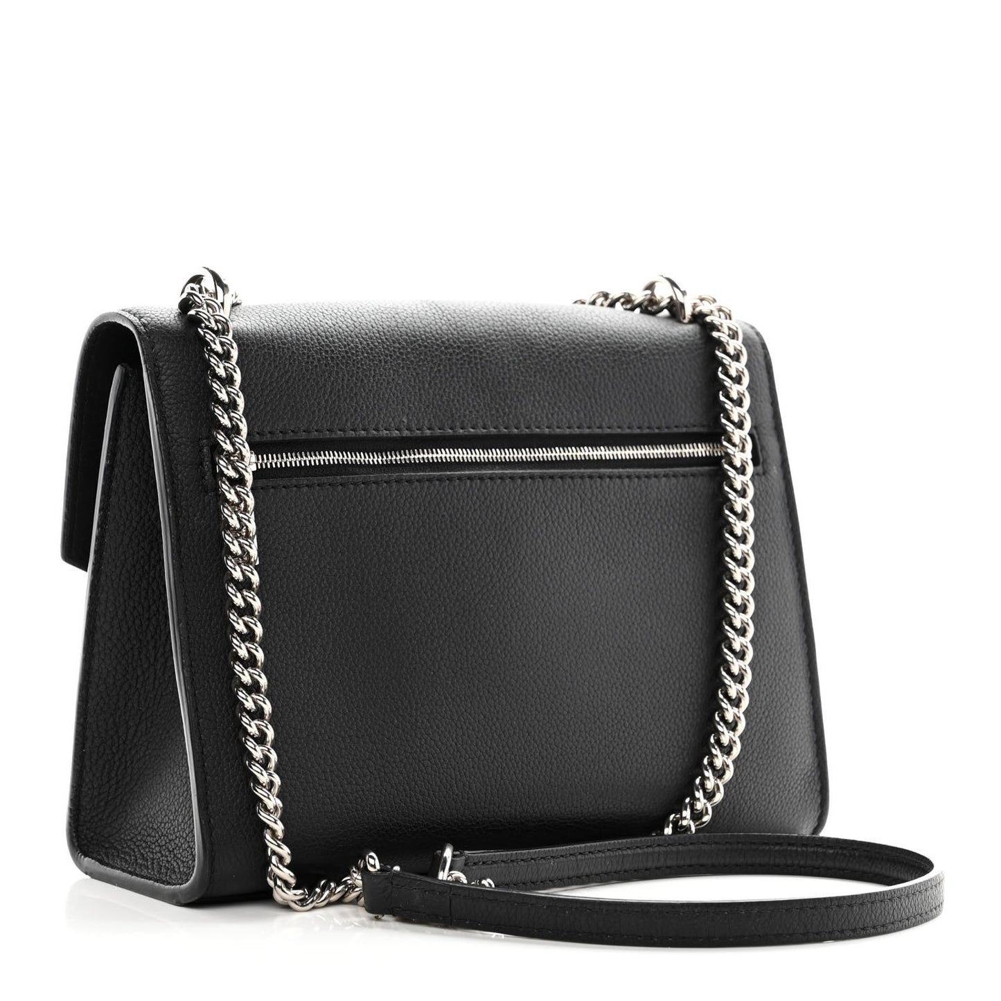 Soft Calfskin Mylockme Chain Bag BB Black