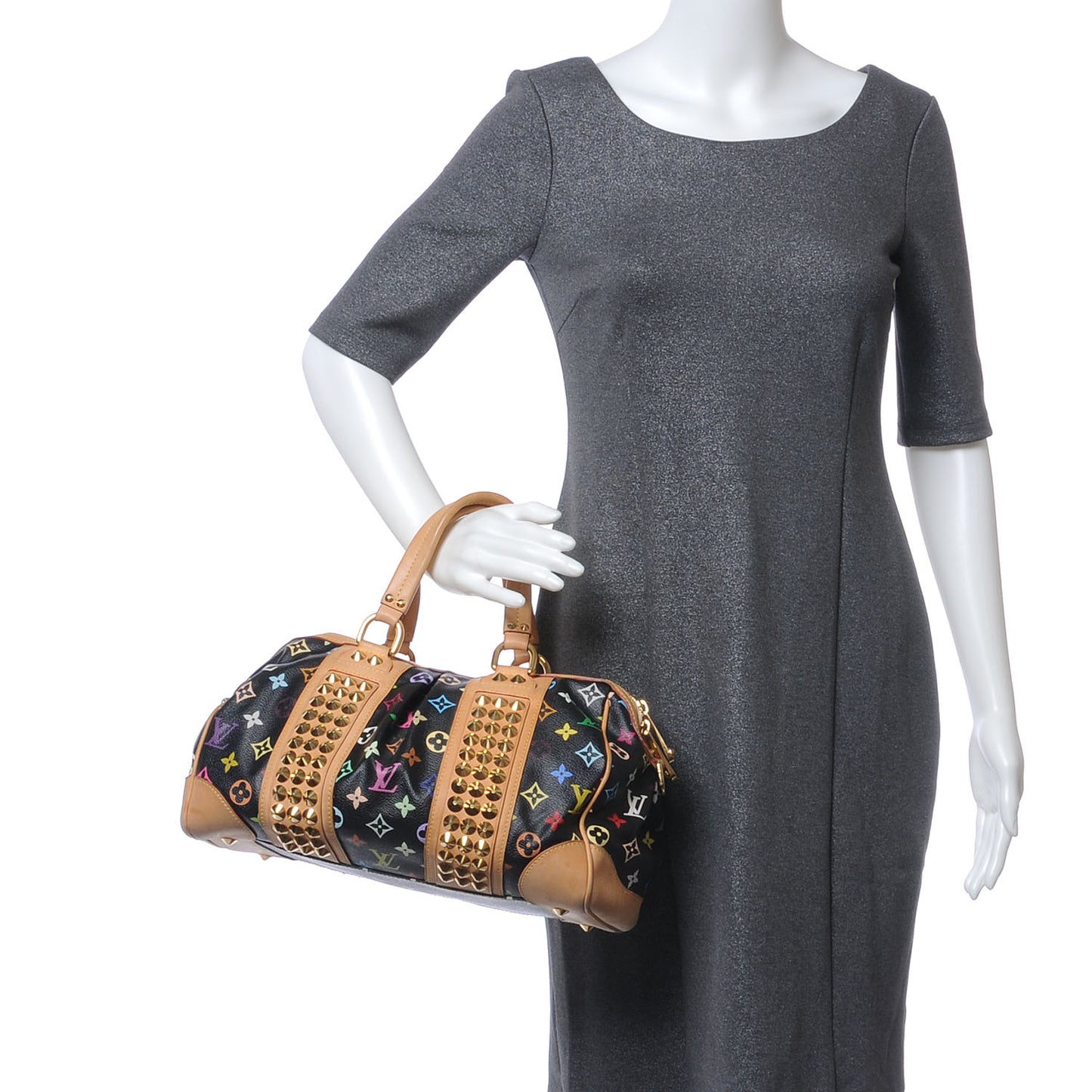 Monogram Multicolor Courtney MM Black