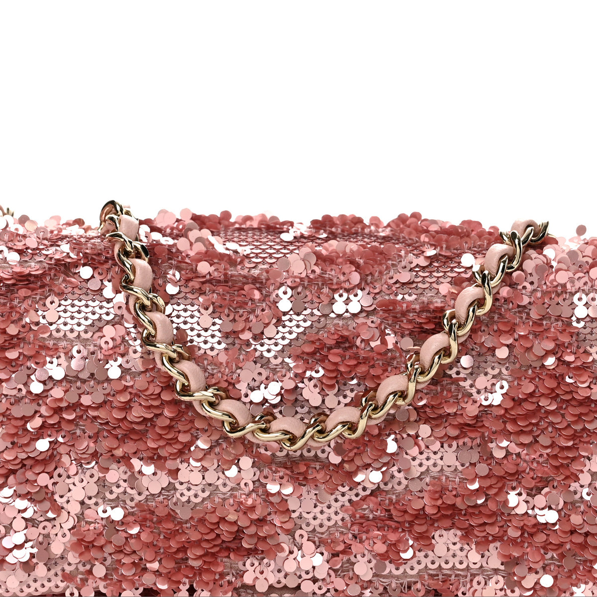 Chanel Sequin Mini Rectangular Flap Pink 8 of 13