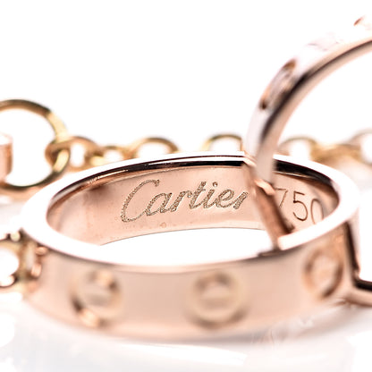 Cartier 18K Pink Gold Interlocking LOVE Bracelet 4 of 5