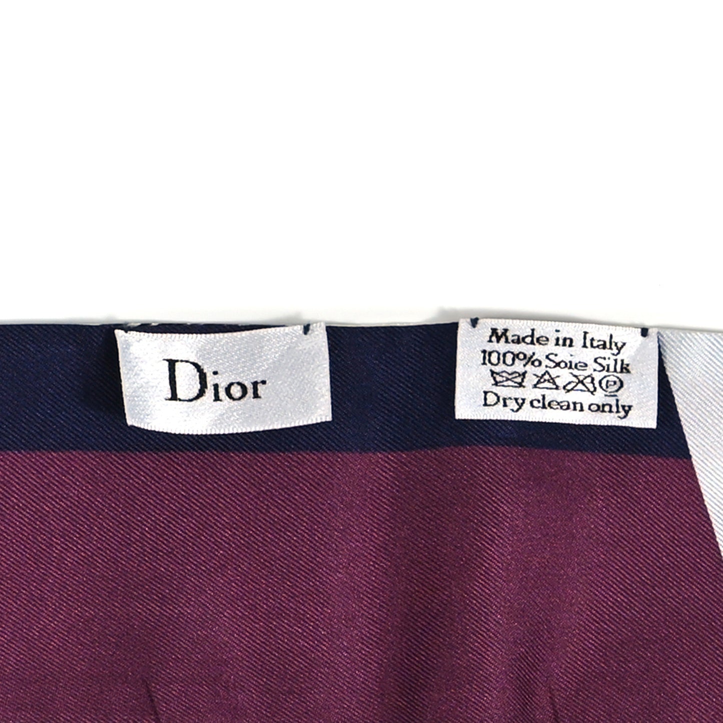 Silk ABCDior "W" Mitzah Scarf