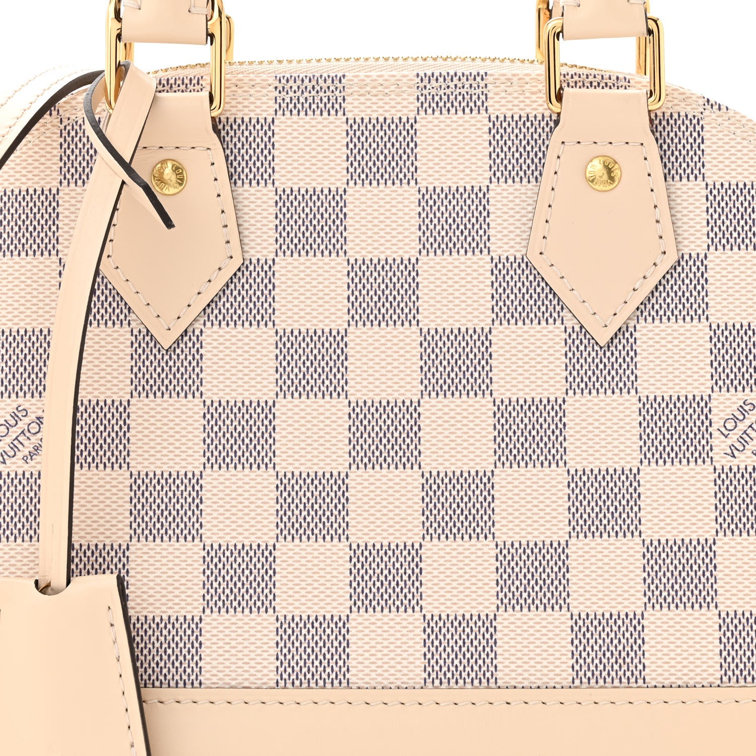 Louis Vuitton Damier Azur Braided Alma BB 6 of 9