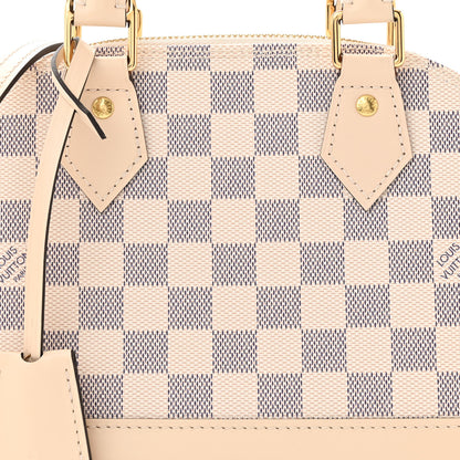 Louis Vuitton Damier Azur Braided Alma BB 6 of 9