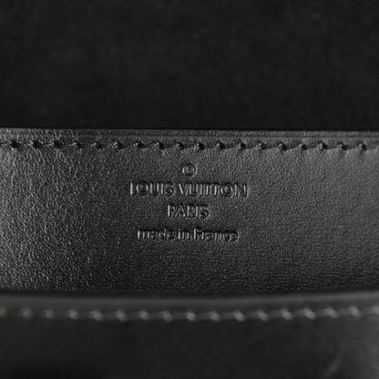 Louis Vuitton Calfskin Chain Louise MM Black 6 of 8