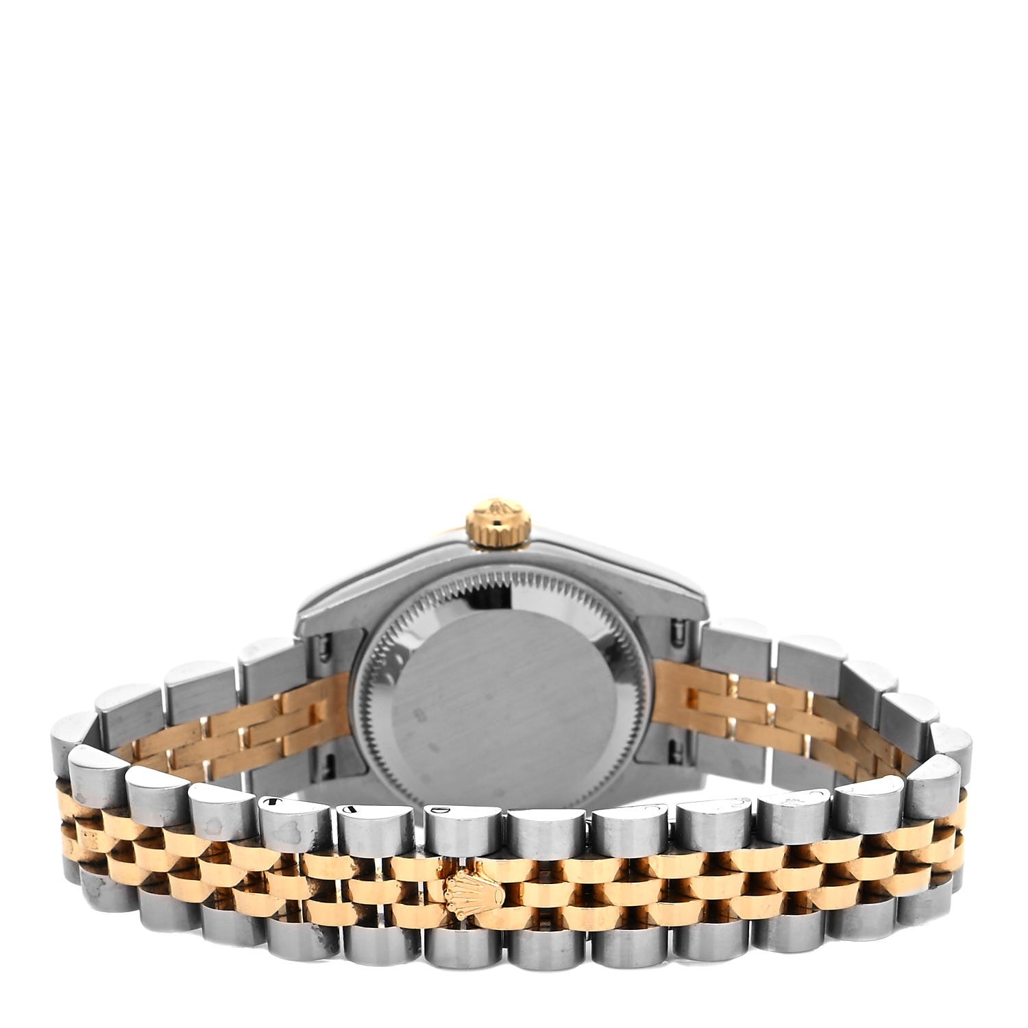 Rolex Stainless Steel 18K Yellow Gold Diamond 26mm Oyster Perpetual Datejust Watch Champagne 179173 3 of 4