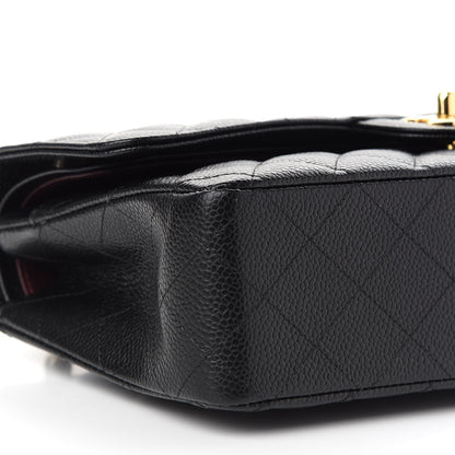 Chanel Caviar Quilted Medium Double Flap Black 8 of 9