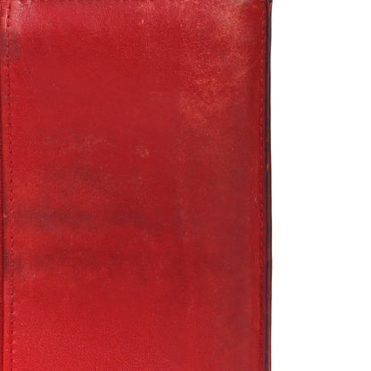 Chanel Patent Camellia Embossed Yen Wallet Red 18 of 24
