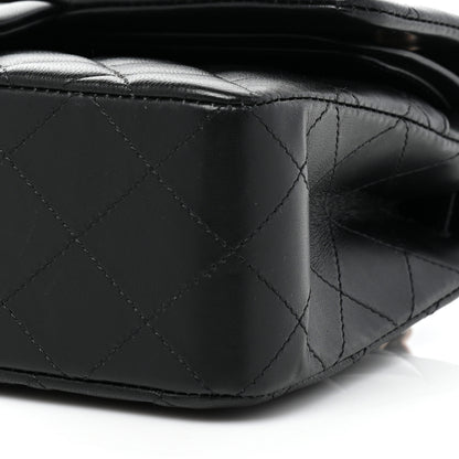 Chanel Lambskin Quilted Small Double Flap Black 8 of 10