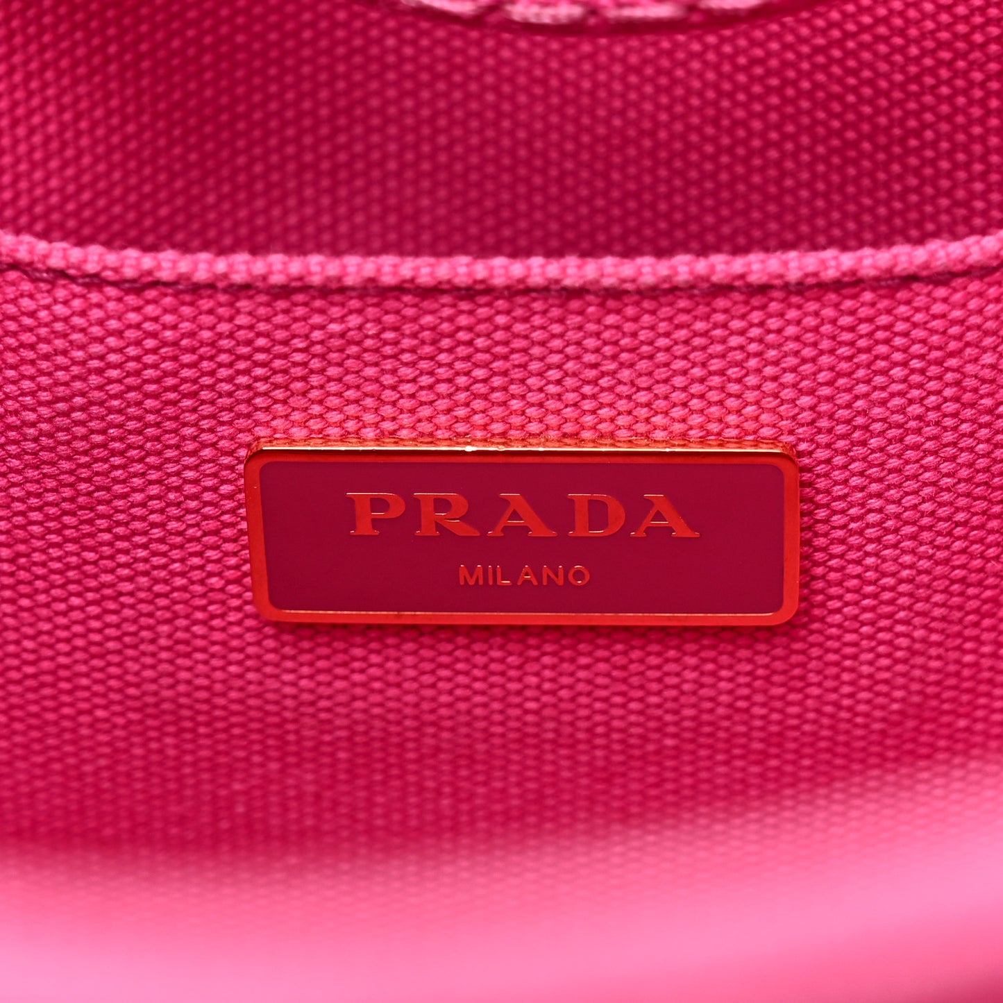 Canapa Small Logo Tote Fuxia