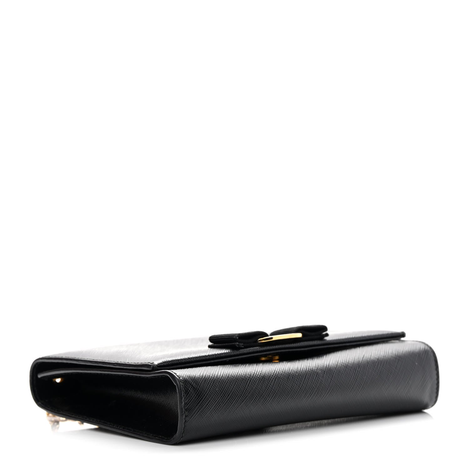 Salvatore Ferragamo Calfskin Vara Bow Mini Bag Black 4 of 13
