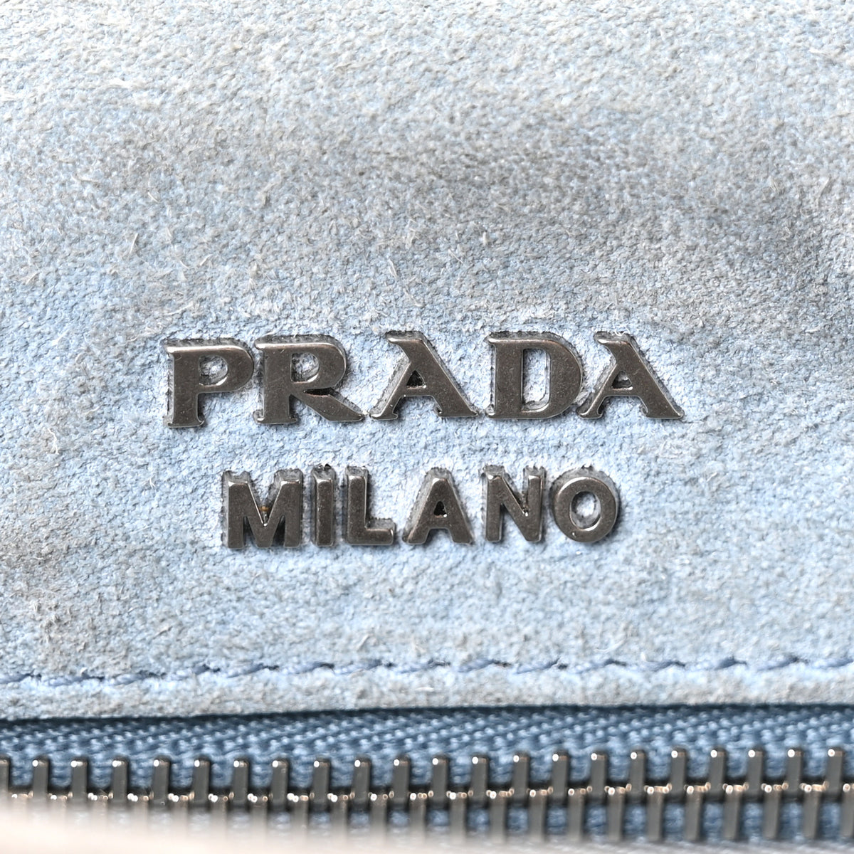 Prada Glace Calf Studded Etiquette Flap Marmo Astrale 6 of 10