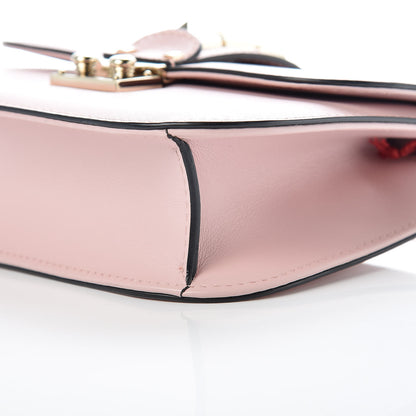 Valentino Garavani Vitello Small Glam Lock Rockstud Flap Water Rose 10 of 10
