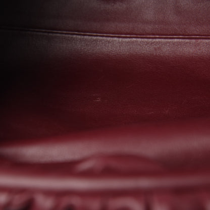 Bottega Veneta Smooth Butter Calf The Pouch Oversized Clutch Bordeaux 11 of 12