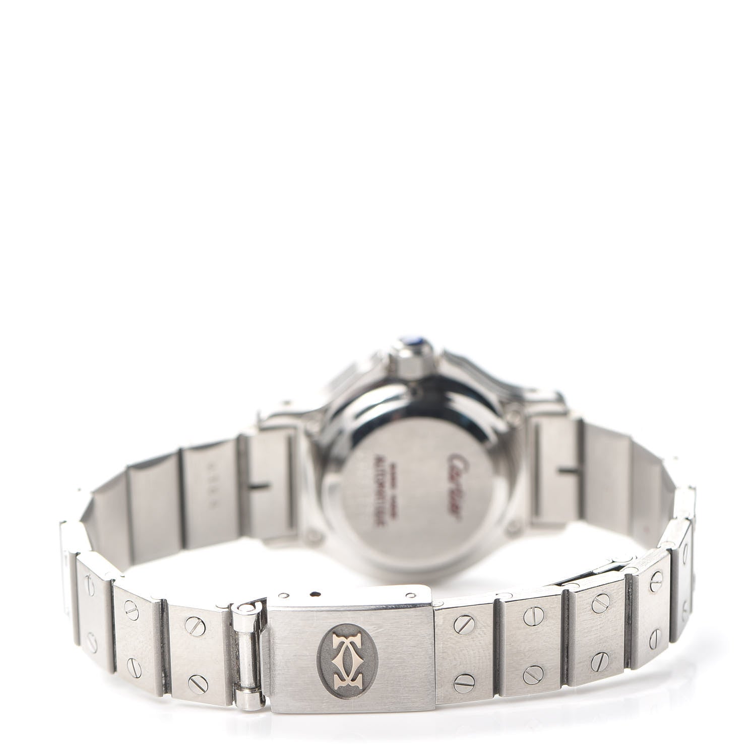 Cartier Stainless Steel 25mm Santos Octagon Automatic Watch 3 of 5