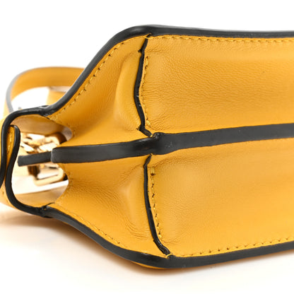 Fendi Shiny Nappa Nano Peekaboo Maxi Handle Satchel Mimosa 9 of 12