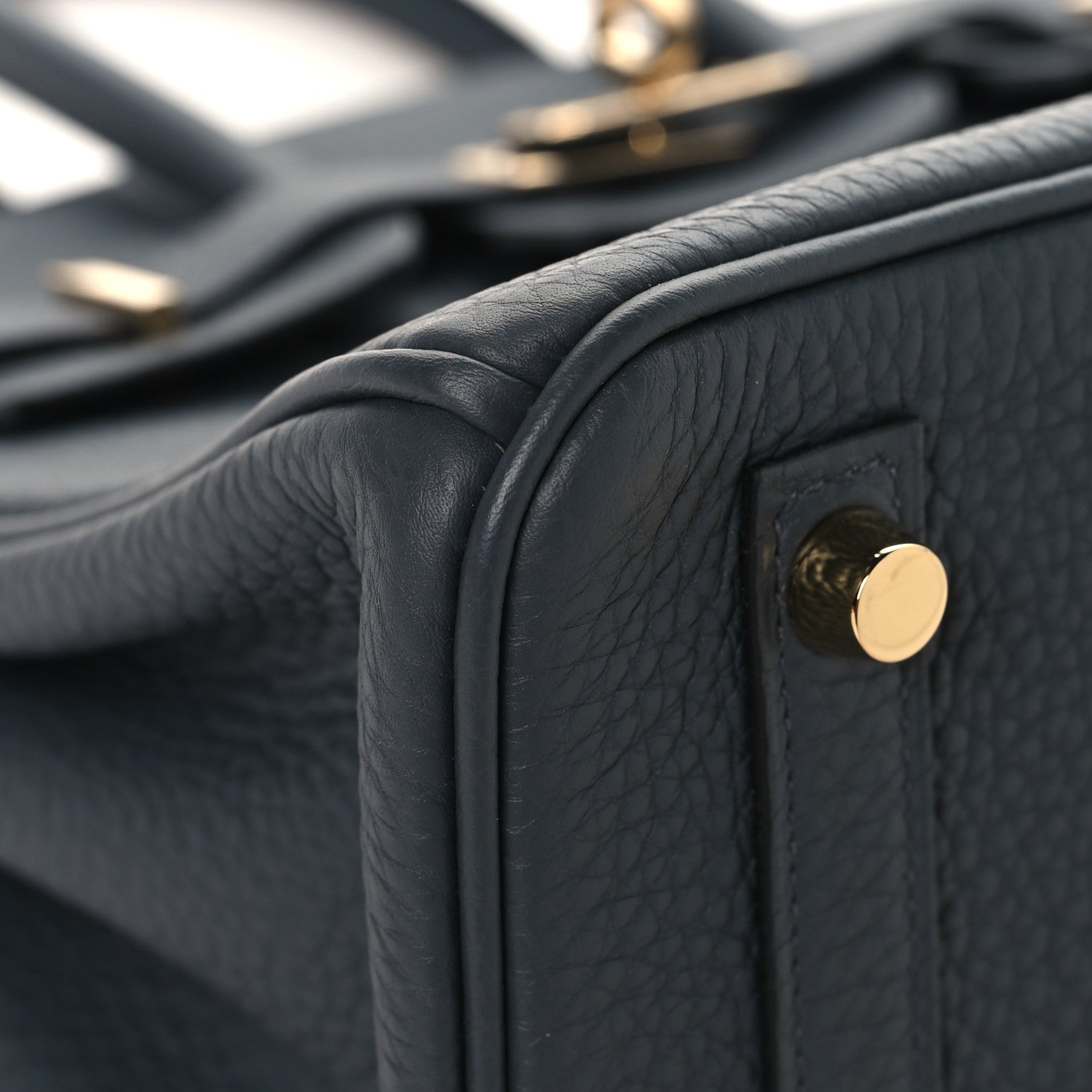 Hermes Togo Birkin 25 Gris Misty 9 of 13