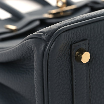 Hermes Togo Birkin 25 Gris Misty 9 of 13