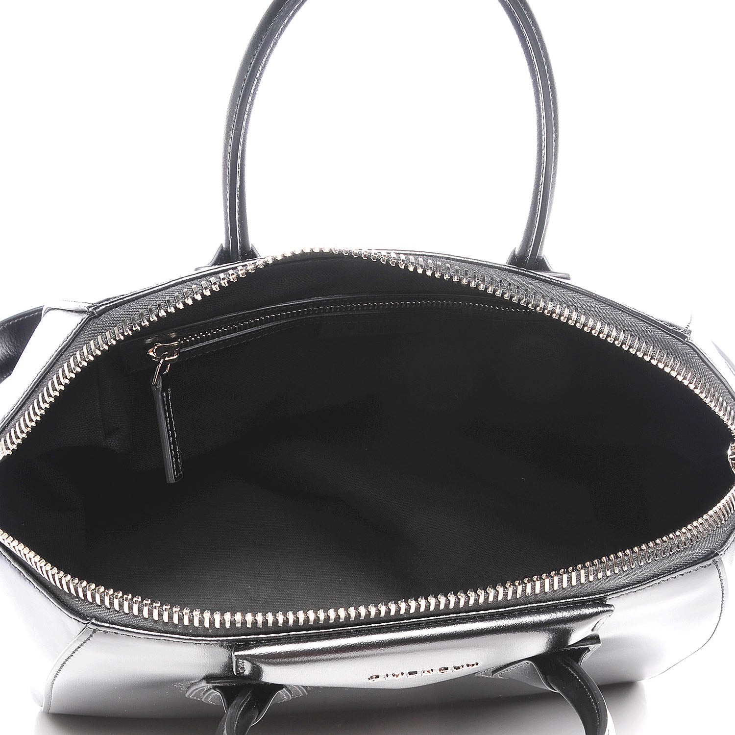 Givenchy Shiny Lord Calfskin Medium Antigona Black 10 of 11