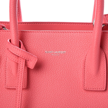 Saint Laurent Grained Calfskin Baby Sac De Jour Rose Clair 8 of 17