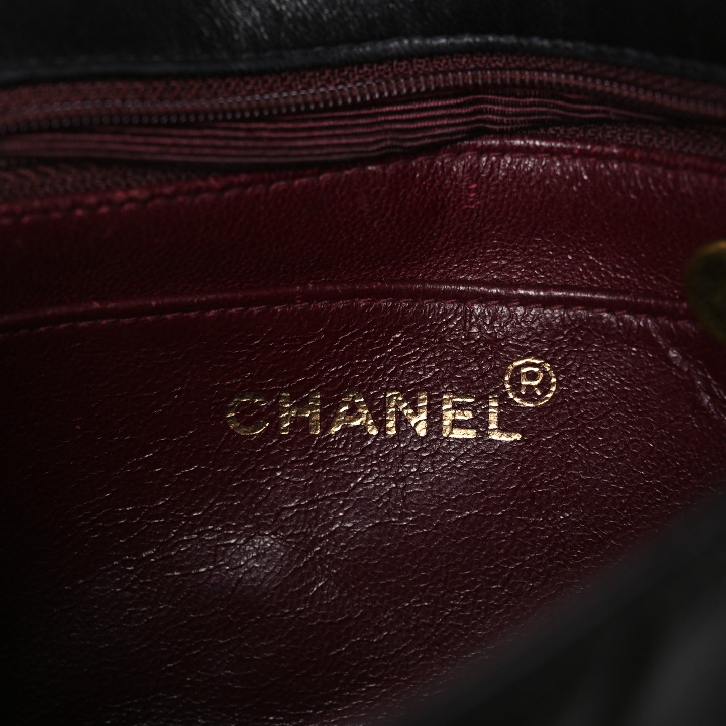 Lambskin Quilted Mini Square Flap Bag Black