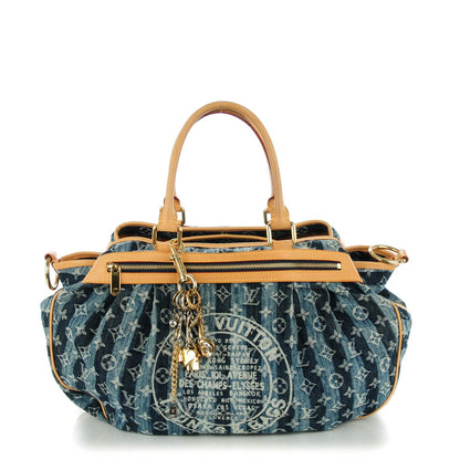 Louis Vuitton Denim Raye Cabas GM 1 of 7
