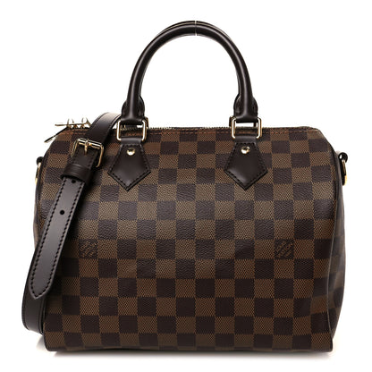 Louis Vuitton Damier Ebene Speedy Bandouliere 25 1 of 12