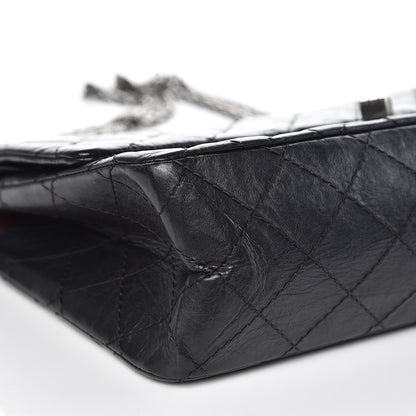 Chanel Aged Calfskin Quilted 2.55 Reissue 226 Flap Black 9 of 13