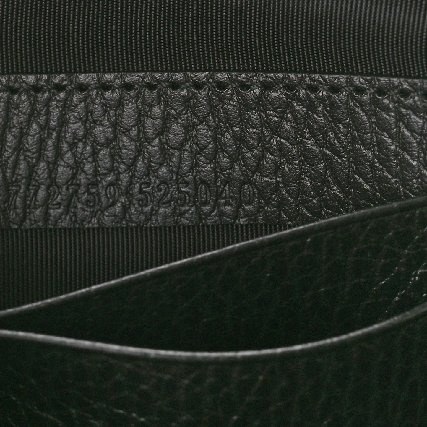 Dollar Calfskin Super Mini GG Marmont Chain Shoulder Bag Black