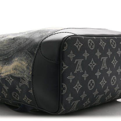 Louis Vuitton Savane Monogram Elephant Chapman Steamer Backpack Encre 9 of 10
