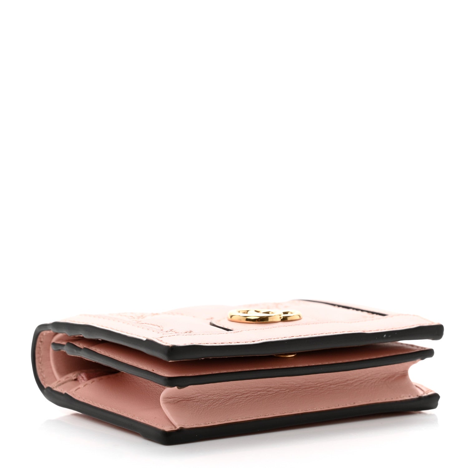 Gucci Calfskin GG Matelasse Card Case Wallet Perfect Pink 4 of 6